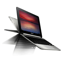 ASUS Chromebook Flip C100PA, ARM Cortex-A17, 4GB RAM, 16GB eMMC Flash, 10.1 Touch Screen, Silver